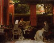 劳伦斯 阿尔玛 塔德玛 : Venantius Fortunatus Reading His Poems to Radegonda VI